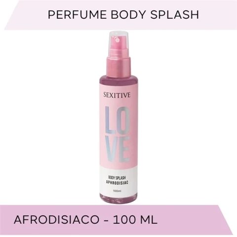 perfume body splash con feromonas sexitive love