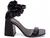 Sandália feminina com flor removível - Todosstilos.com.br
