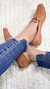 Mocassim feminino bico alongado na internet