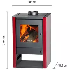 Salamandra a leña Bosca Gold 380 Burdeo - comprar online