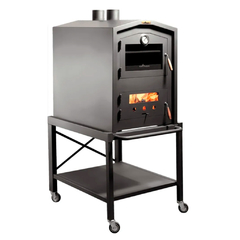 Horno Tromen Gourmet Trh Leña Con Carro