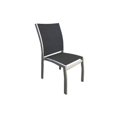 Silla Aluminio Classic De Exterior Textilene Apilable - comprar online