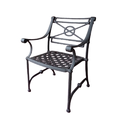 Silla de fundición de aluminio Nápoli