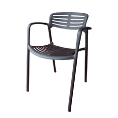 Silla de fundición de aluminio Freddo