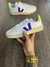 Tênis V-10 Couro Extra Branco/Roxo