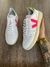 Tênis V-10 Couro Extra Branco/Rosa - comprar online