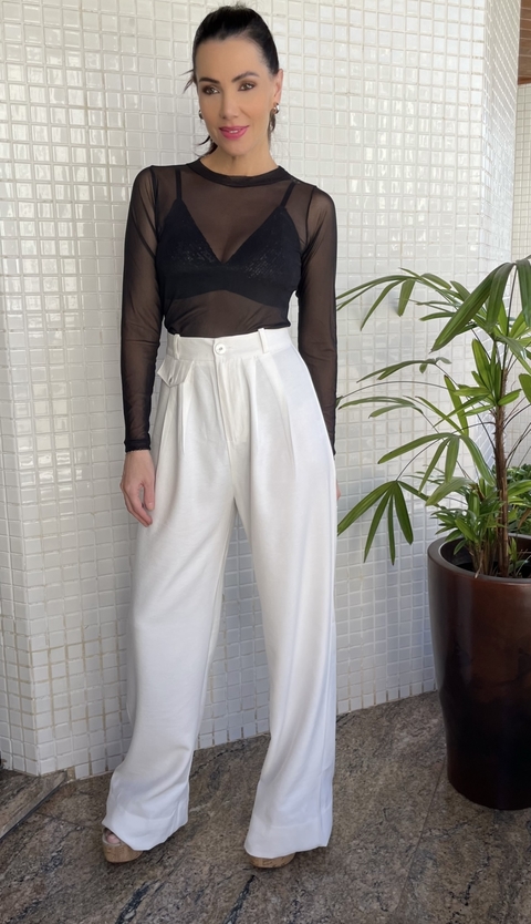 Calça pantalona Laura