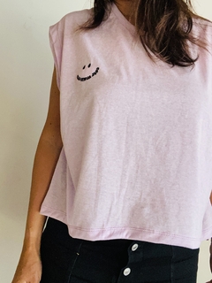 Remera Smiles lila - comprar online