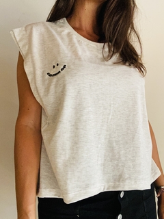 Remera Smiles grey - comprar online