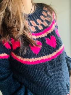 Sweater HANDMADE Filipa BLUE en internet