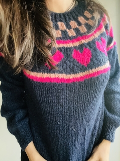 Sweater HANDMADE Filipa BLUE - REVOS