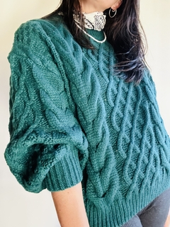 Sweater WOLF verde inglés - REVOS