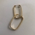 Argola de Ouro 18k Retangular 3mm - comprar online
