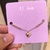 Pulseira Elo Português com Pingente Coração - comprar online