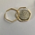 Argola de Ouro 18k Modelo Sextavada Grande - comprar online
