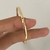 Bracelete Meia Cana em Ouro 18k – 4mm | 19cm - loja online