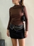 Remera Lit - Chocolate - comprar online
