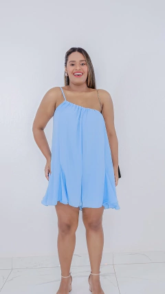 MACAQUINHO FEMININO SOLTO AZUL CLARO - comprar online