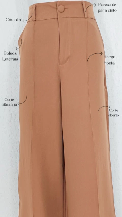 Imagem do CALÇA FEMININA PANTALONA EM CORTE ALFAIATARIA