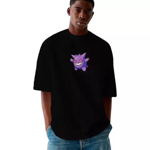 Camiseta Masculina Oversized Gengar