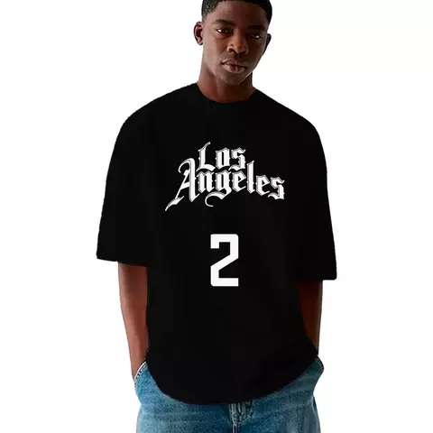 Camiseta Masculina Oversized Los Angeles 2
