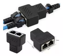Duplicador De Saídas Cabo De Rede Rj45 Splitte Divisor Y 1x2 - comprar online