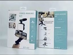 Kit De Criação De Vídeo Make Ay-49 C/ Tripé Controle Remoto