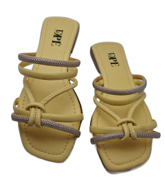 Rasteira Dpé | Elegance Heleonora | Amarelo - comprar online