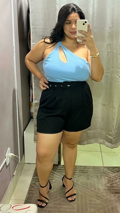 Short social com cinto - Karileny Modas Plus Size