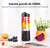 Mini Liquidificador Portátil Elétrico Espremedor de Frutas smoothie na internet