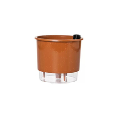 VASO AUTO IRRIGÁVEL RAIZ MÉDIO TERRACOTA