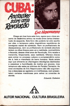 Cuba - Anotações Sobre Uma Revolução - Eric Nepomuceno - comprar online