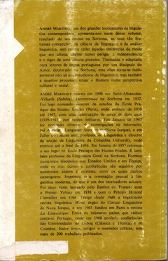 Elementos da linguistica geral - André Martinet - comprar online