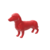 Cachorro Salsicha 3D - Decoração Moderna