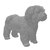 Filhote Shitzu em Pé Decoração 3D - comprar online