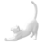 Imagem do Gato se Espreguiçando Pet Decoração 3D