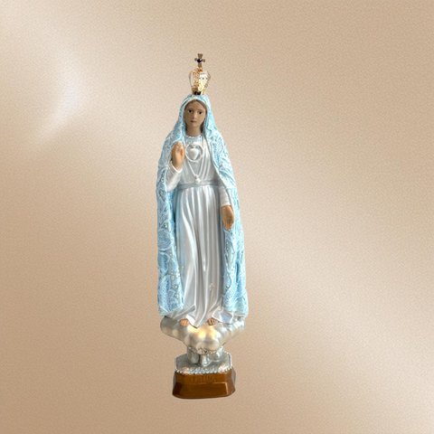 Nossa Senhora de Fátima Bordada - 30cm - comprar online