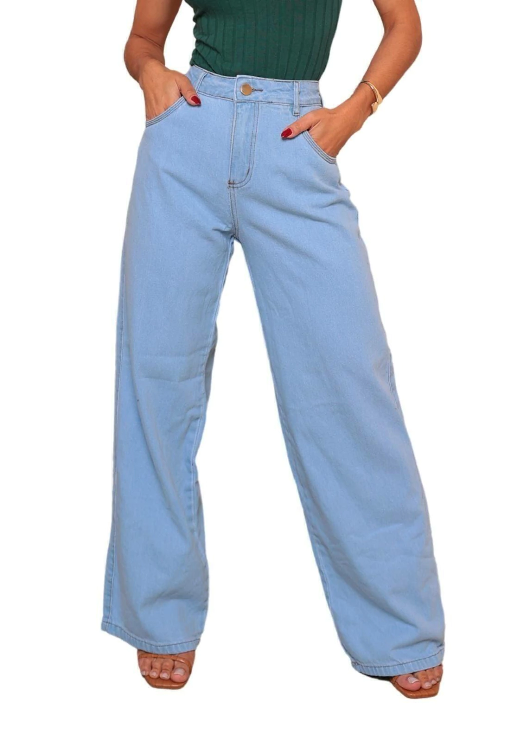 Calça Jeans Wide Clara