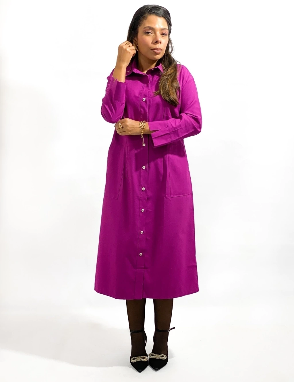 CHEMISE FUCSIA