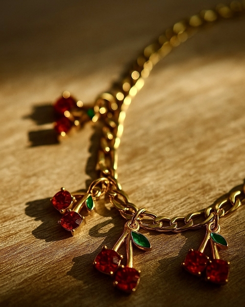 Colar Red Cherries - comprar online