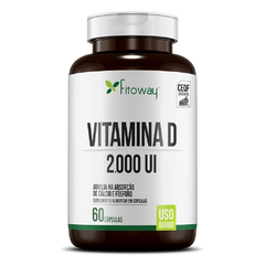 VITAMINA D 2000 UI FITOWAY CLEAN - 60 CÁPS
