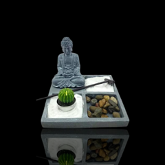 Jardín Zen Buda Dual – Equilibrio y Fluidez - Alma Buddha