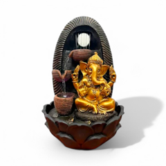 Cascada Zen de Ganesha en Flor de Loto - comprar online