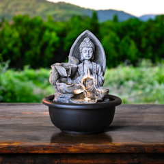 Cascada Zen de Buda en Meditación en internet