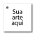 5 ETIQUETAS PAPEL BRANCO 180g 7cm x 7cm - loja online