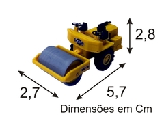 Imagem do 028 ROLO COMPACTADOR LISO MULLER VAP70L - ESCALA 1/87 (HO)