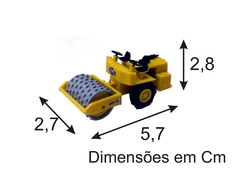 Imagem do 029 ROLO COMPACTADOR DE PATA MULLER VAP70P - ESCALA 1/87 (HO)