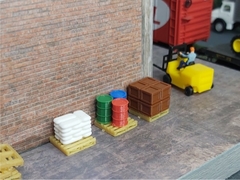 036 CONJUNTO DE CARGAS PARA MAQUETE - ESCALA 1/87 (HO) na internet