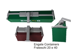 038 EMPILHADEIRA CONTAINER TEREX TFC 45 - ESCALA 1/87 (HO)