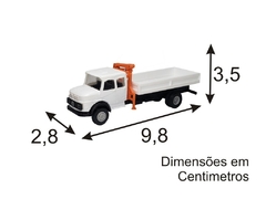 048 CAMINHAO MB CARGA SECA MUNCK - ESCALA 1/87 (HO)